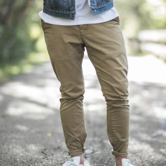 14Kdwe Men's Straight Fit Chino Pants — Cotton Twill